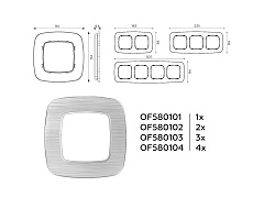 Рамка AMBRELLA VOLT OF580102 3