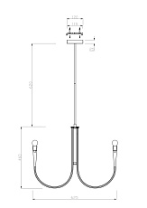Подвесная люстра Freya Branches FR5253PL-06N 1
