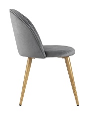 Кухонный стул Stool Group Лион Страйпс велюр серый DC-69030G HLR-21 2