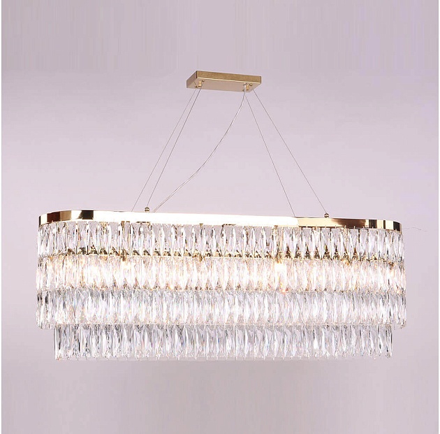 Подвесная люстра Newport 10128+8/S gold М0060306 Фото № 1