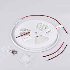 Светодиодная влагозащищенная лента Arlight 12W/m 288Led/m 2216SMD холодный белый 5M герметичная MICROLED-PW-M288-10mm 24V White6000 046750 1