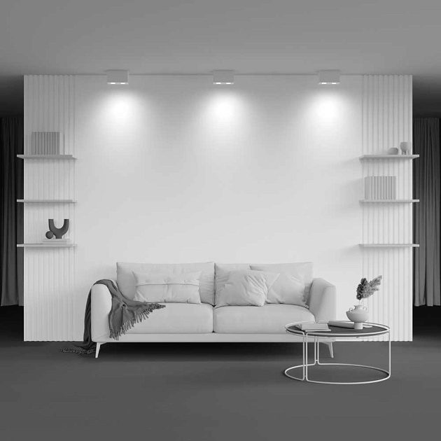 Потолочный светильник Maytoni Technical Atom C017CL-02W изображение 3 Потолочный светильник Maytoni Technical Atom C017CL-02W Фото № 3