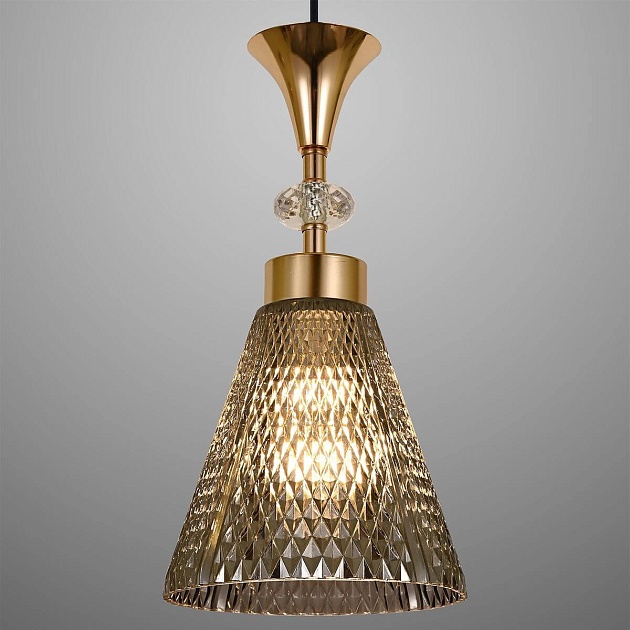 Подвесная люстра Reluce 02005-0.9-03 Smoke Фото № 2