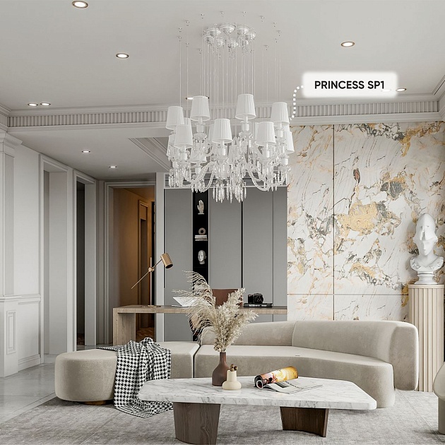 Подвесной светильник Crystal Lux Princess SP1 Фото № 6