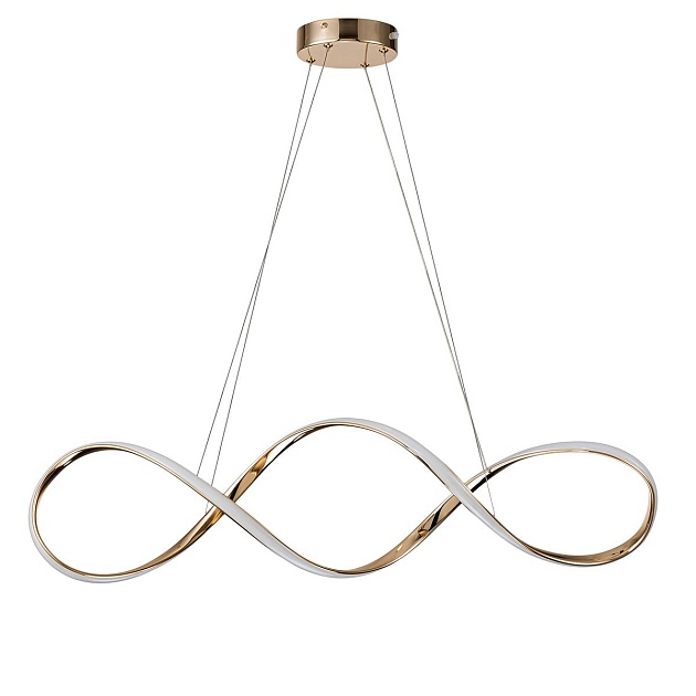 Подвесной светодиодный светильник Escada Knot 10236/1LED Gold Фото № 1