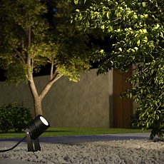 Уличный светодиодный светильник Elektrostandard Landscape 043 FL LED черный a059011 4