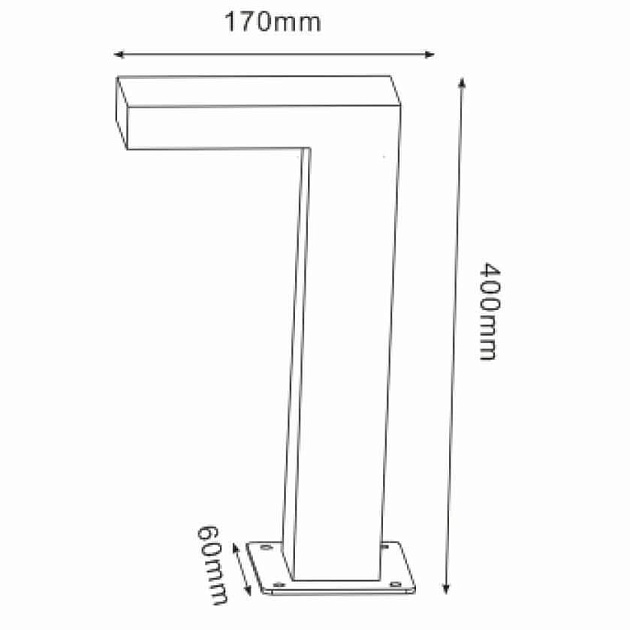 Уличный светодиодный светильник Lucide Texas 28851/40/30 Фото № 2