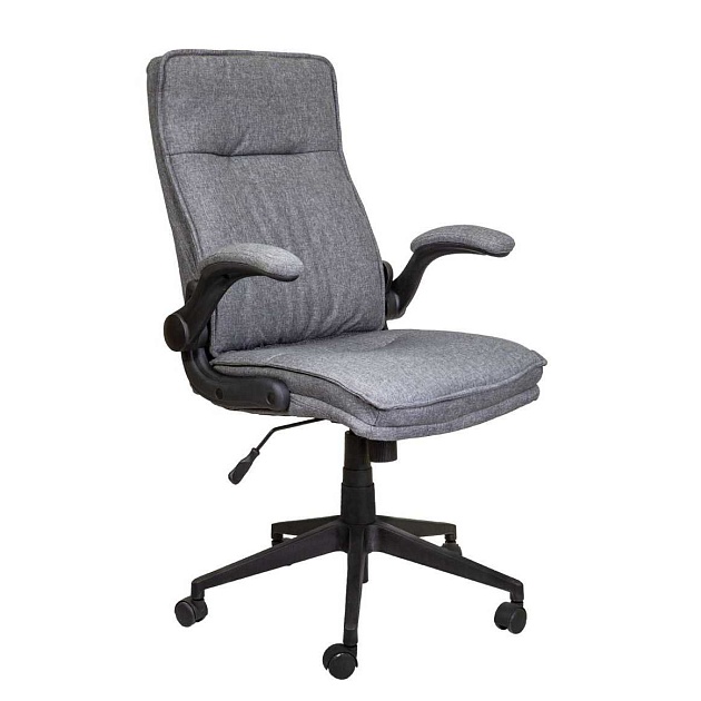 Кресло руководителя AksHome Boris серый, ткань 59143 изображение 1 Кресло руководителя AksHome Boris серый, ткань 59143 Фото № 1