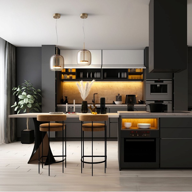 Подвесной светодиодный светильник Maytoni Madmen MOD128PL-L6AM изображение 4 Подвесной светодиодный светильник Maytoni Madmen MOD128PL-L6AM Фото № 4