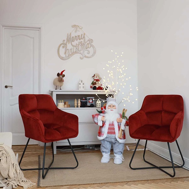 Кресло AksHome Florida бордовый, велюр 81449 Фото № 9