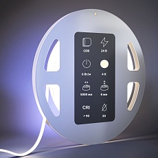 Светодиодная лента Maytoni 6W/m 480LED/m COB дневной белый 5M 201068 2