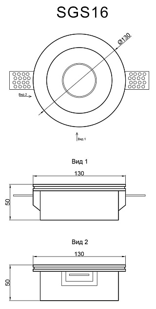 Встраиваемый светильник Artpole SGS16 изображение 2 Встраиваемый светильник Artpole SGS16 Фото № 2