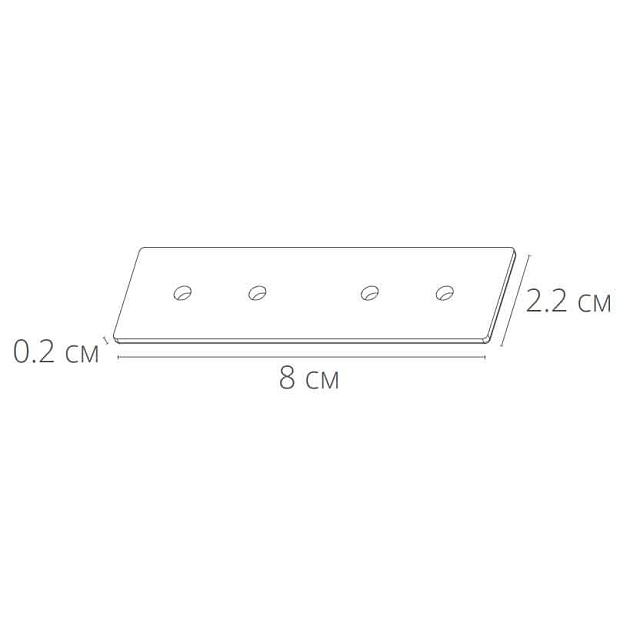 Пластина монтажная Arte Lamp Linea-Accessories A480533 Фото № 2