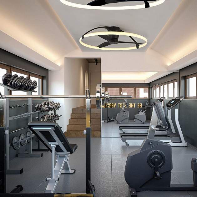 Потолочная светодиодная люстра-вентилятор Mantra Nepal 7531 Фото № 3