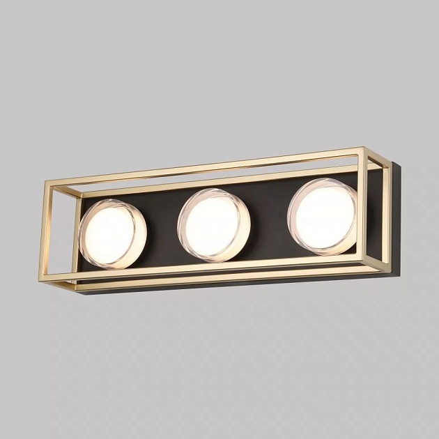 Бра iLedex Link 4778-50x15 MBK+SGD Фото № 1