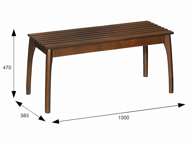 Скамейка Мебелик 007559 Фото № 3