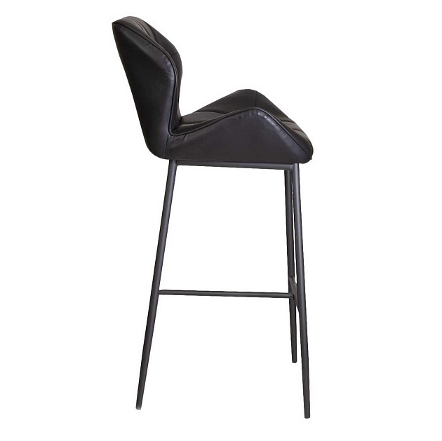 Барный стул AksHome Lagos черный, экокожа 63673 изображение 3 Барный стул AksHome Lagos черный, экокожа 63673 Фото № 3