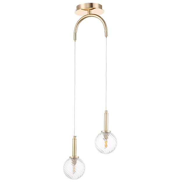Подвесной светильник Crystal Lux Luxury SP2 Gold Фото № 1