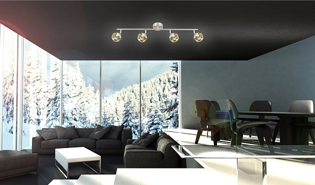 Светодиодный спот Globo X-Mas 56804-4 изображение 2 Светодиодный спот Globo X-Mas 56804-4 Фото № 2