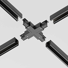 Коннектор X-образный Maytoni Technical Accessorises TRA005CX-31B 5