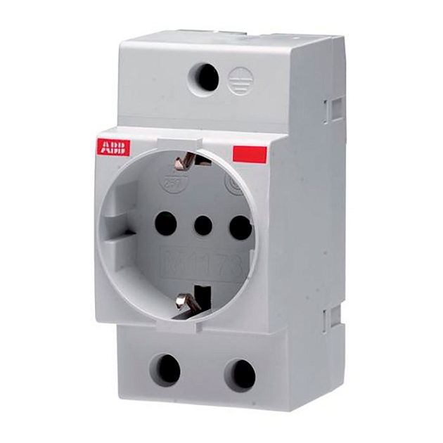 Розетка щитовая 2Р+N 16А М1173 2CSM110000R0701 Фото № 1
