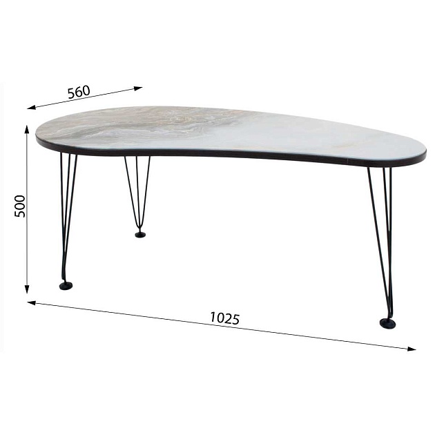 Журнальный стол Мебелик Оникс 2 007649 изображение 3 Журнальный стол Мебелик Оникс 2 007649 Фото № 3