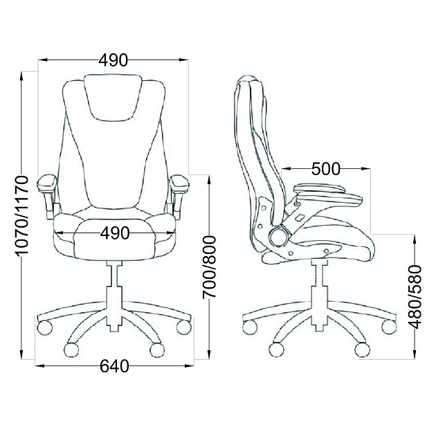 Кресло руководителя AksHome Galio серый, велюр 86372 изображение 2 Кресло руководителя AksHome Galio серый, велюр 86372 Фото № 2