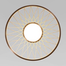 Подвесной светодиодный светильник Eurosvet Cesta 40016/1 LED коричневый 1