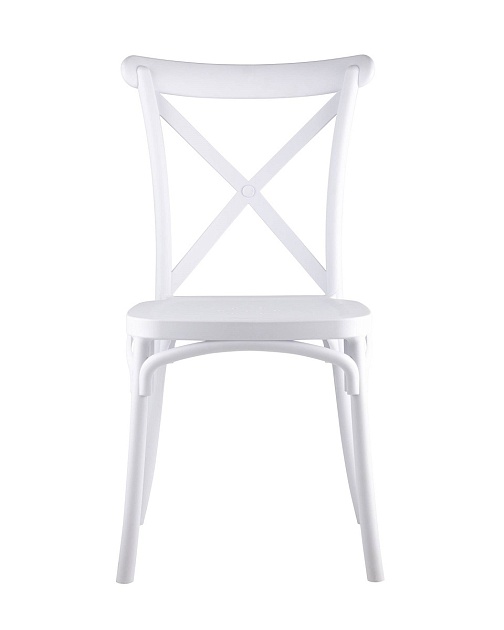 Кухонный стул Stool Group Кроссбэк пластиковый белый Y030 white Фото № 3