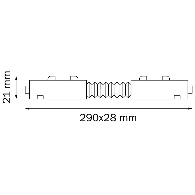 Коннектор гибкий Lightstar Barra 505157 изображение 2 Коннектор гибкий Lightstar Barra 505157 Фото № 2