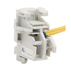 AV POWER-1 Доп. и аварийный контакт AX+AL для TR слева mccb-1L-AX+AL-TR-av