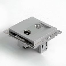 Розетка телевизионная TV + компьютерная RJ-45 Stekker Катрин серебро GLS00-7106-03 49183 3