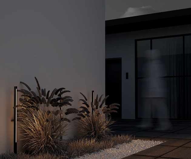 Ландшафтный светодиодный светильник Maytoni Pole O440FL-L12GF3K изображение 7 Ландшафтный светодиодный светильник Maytoni Pole O440FL-L12GF3K Фото № 7