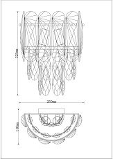 Настенный светильник Moderli Mery V9041-2W 1