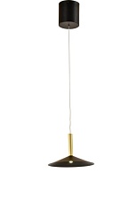 Люстра подвесная Alfa Light F3924-23 black+gol d 5W φ21*14*H (45, 210)