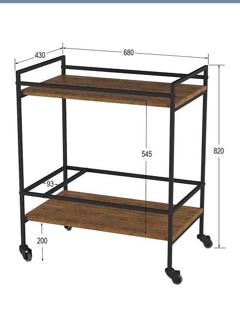 Сервировочный стол Мебелик Спич 006950 Фото № 3