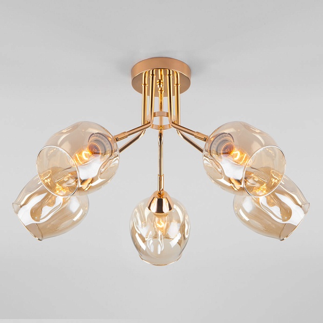 Потолочная люстра Eurosvet Marci 30164/5 золото изображение 1 Потолочная люстра Eurosvet Marci 30164/5 золото Фото № 1