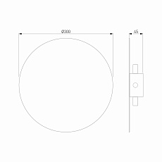 Настенный светильник TK Lighting 5911 Luna 1
