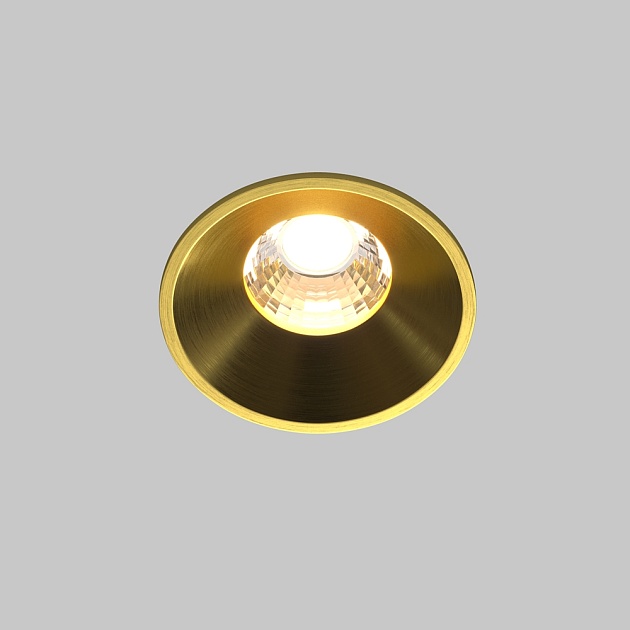 Встраиваемый светодиодный светильник Maytoni Round DL058-7W3K-BS изображение 8 Встраиваемый светодиодный светильник Maytoni Round DL058-7W3K-BS Фото № 8