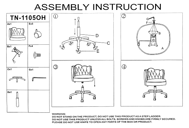 Поворотное кресло Woodville Helen 11995 Фото № 10