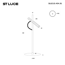 Настольная лампа ST Luce Lilt SL6210.404.01 1