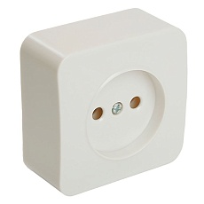 Розетка 2P Stekker София белый MST10-11-01 49301 4